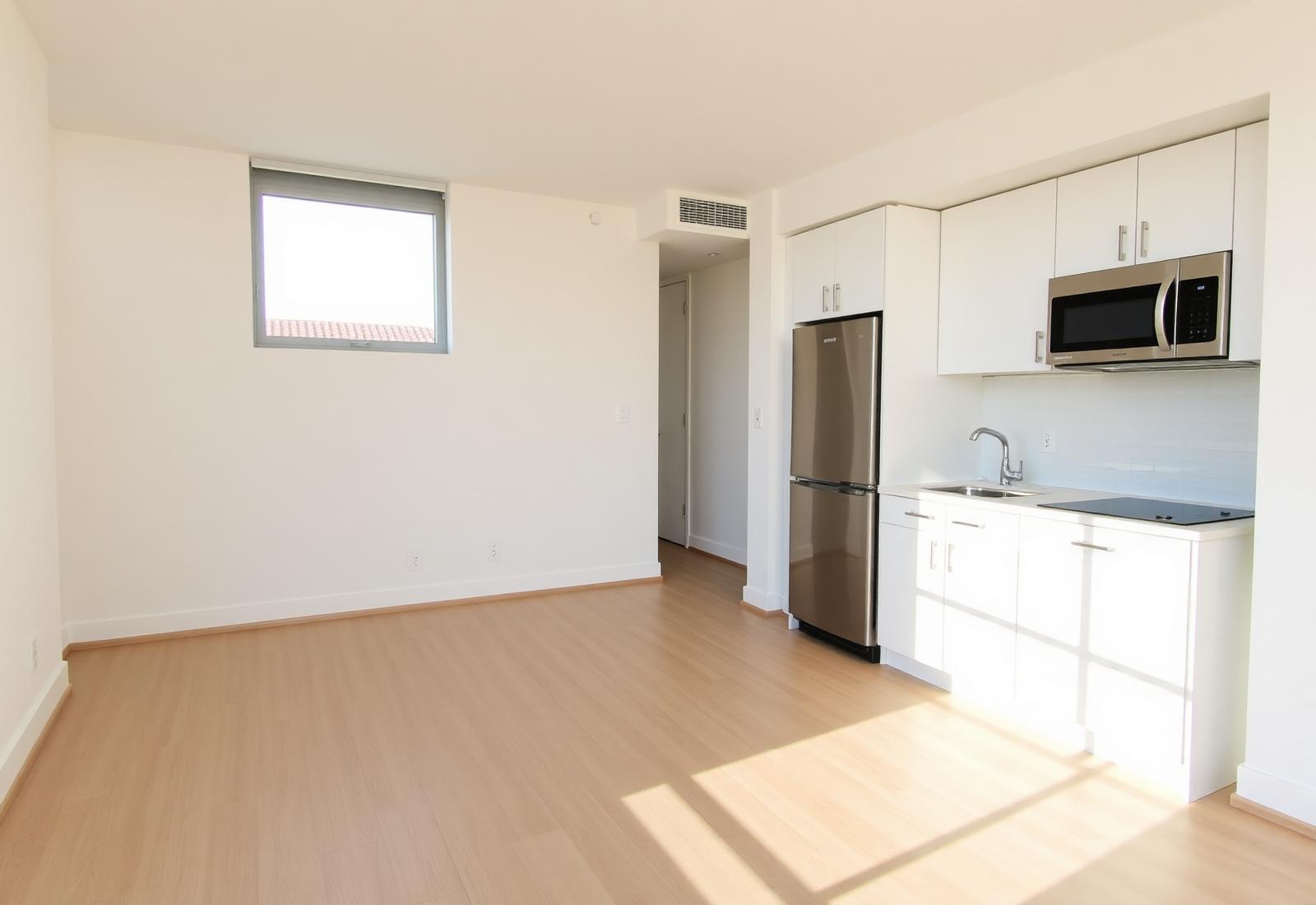 Clean rent-ready apartment interior